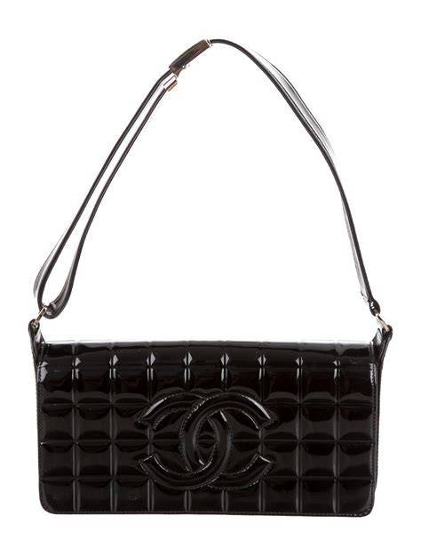 chanel chocolate bar shoulder bag.